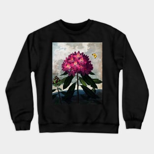 Botanical Art Temple Of Flora Rhododendron Crewneck Sweatshirt